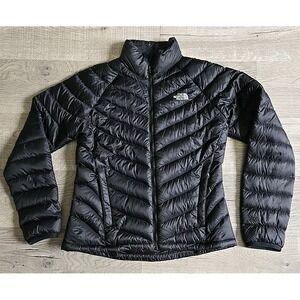 The North Face Thunder Down Jacket Ultralightweight 800 Fill Down Womens M Black